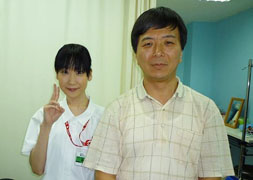 嶋崎亜美さんとのツーショット