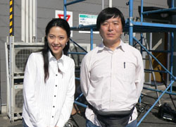 木村佳乃さん、鶴田監督 写真