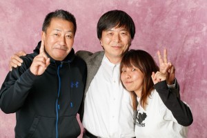 左から、上田達也氏、私、三留まゆみ氏。