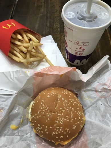 月見バーガーセット